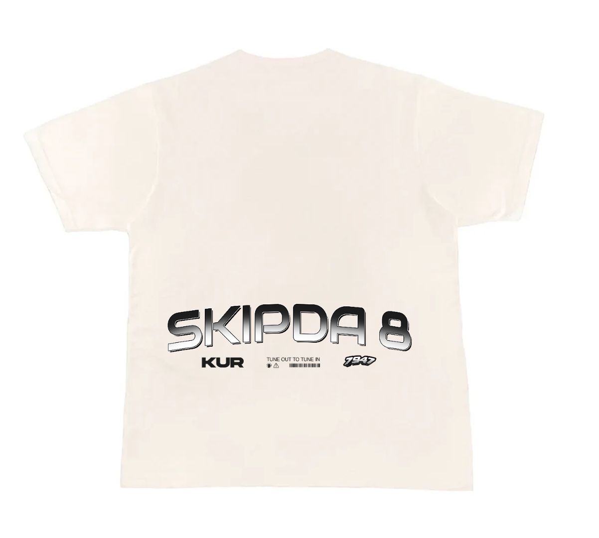 Skip Da 8 TVs Tee (Off White)
