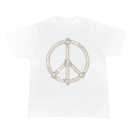 Peace Rope Tee (White)